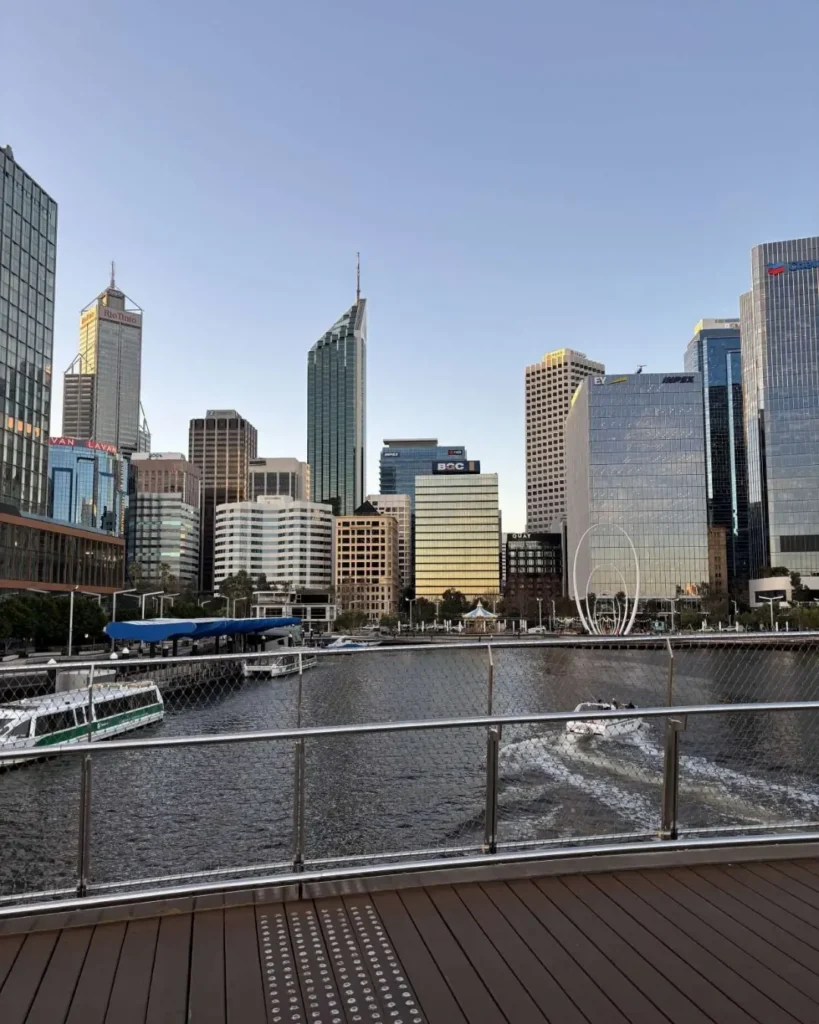Centre ville de Perth en Australie
